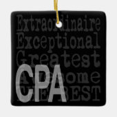 CPA Extraordinaire Keramisch Ornament (Voorkant)