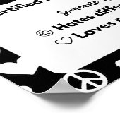 CPA-gecertificeerd Peace Advocate Poster (Hoek)