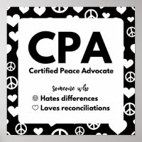 CPA-gecertificeerd Peace Advocate