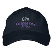 CPA - Gecertificeerde overheidsaccountant Geborduurde Pet (Voorkant)