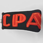 CPA - Gecertificeerde overheidsaccountant Golfheadcover (Voorkant)