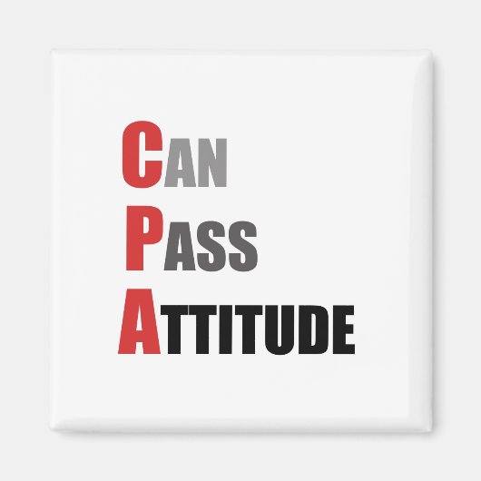 CPA: Kan de Attitude passeren Magneet (Voorkant)