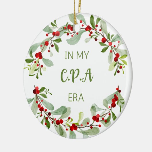 CPA-kerstversiering Keramisch Ornament (Links)