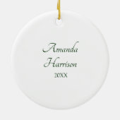 CPA-kerstversiering Keramisch Ornament (Achterkant)