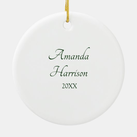 CPA-kerstversiering Keramisch Ornament (Achterkant)