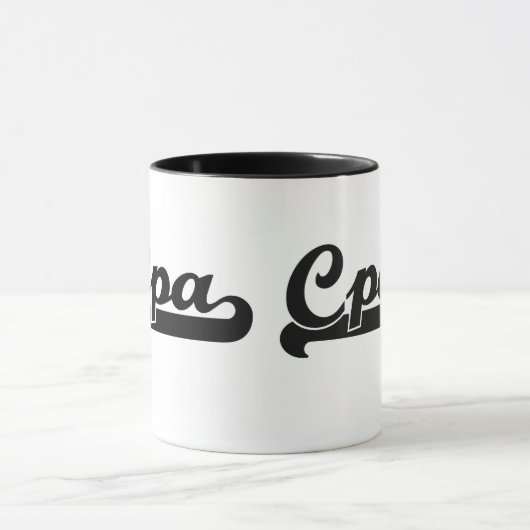 Cpa Klassiek Taakontwerp Mok (Midden)