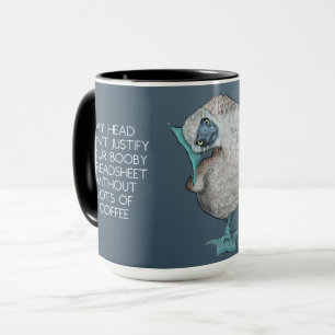 CPA My Head Mok met Blauwvoetvogel