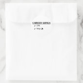 CPA Ninja Career Goals Ronde Sticker (Tas)