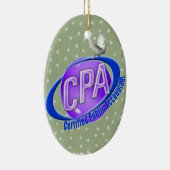 CPA ORB SWOOSH LOGO GECERTIFICEERDE OPENBARE ACCOU KERAMISCH ORNAMENT (Rechts)