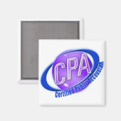CPA ORB SWOOSH LOGO GECERTIFICEERDE OPENBARE ACCOU MAGNEET (Voorkant / Achterkant)