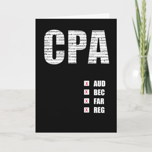 CPA Overgaan Test Aangepaste Tekst Kaart (Voorkant)