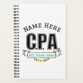CPA Planner Accountant Gepersonaliseerde Gift (Voorkant)