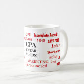 CPA scheldwoorden irritant grappig CPA cadeau idee Koffiemok (Voorkant rechts)
