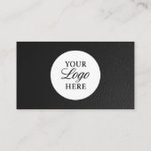 CPA Tax Accountant Preparer QR Code Faux Leather Visitekaartje (Achterkant)