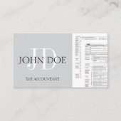 CPA Tax Preparer Accountant 1040; Kies uw kleur Visitekaartje (Voorkant)