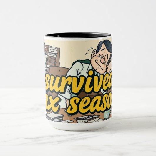CPA Tax Season Survival Coffee Loading Mok (Midden)