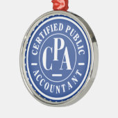 CPA-versiering Metalen Ornament (Links)