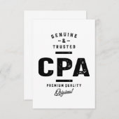 CPA Werktaak Titel titel Cadeau RSVP Kaartje (Voorkant / Achterkant)