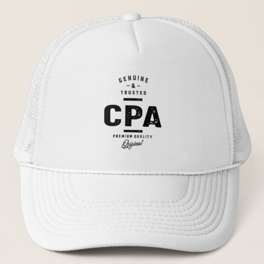 CPA Werktaak Titel titel Cadeau Trucker Pet (Voorkant)