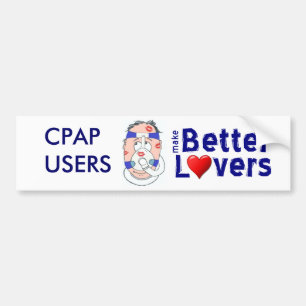 CPAP-gebruikers maken betere overzichten Bumpersticker