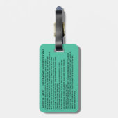 CPAP-machine voor medische ademhalingsapparatuur Bagagelabel (Achterkant verticaal)