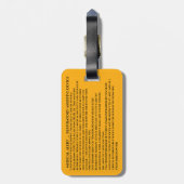 CPAP-machine voor medische ademhalingsapparatuur Bagagelabel (Achterkant verticaal)