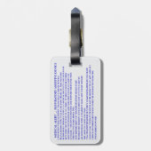 CPAP-machine voor medische ademhalingsapparatuur Bagagelabel (Achterkant verticaal)