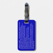 CPAP-machine voor medische ademhalingsapparatuur Bagagelabel (Achterkant verticaal)