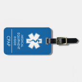 CPAP- of medische waarschuwing op Bagagelabel (Voorkant horizontaal)