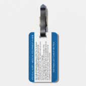 CPAP- of medische waarschuwing op Bagagelabel (Achterkant verticaal)