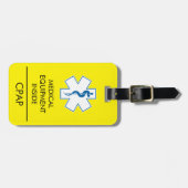 CPAP- of medische waarschuwing op Bagagelabel (Voorkant horizontaal)