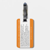 CPAP- of medische waarschuwing op Bagagelabel (Achterkant verticaal)