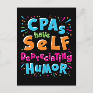 CPA's hebben een Afschrijvingsprogramma voor Humor Briefkaart