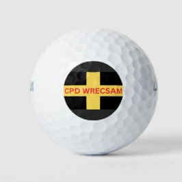 CPD Wrecsam Football Voetbal Golfballen