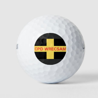 CPD Wrecsam Football Voetbal Golfballen