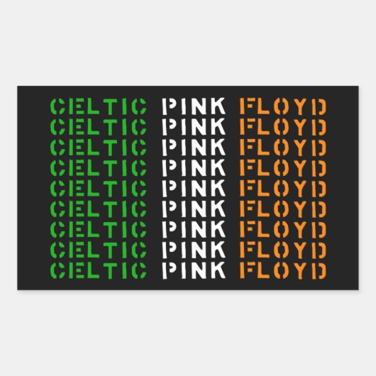 CPF Stencil Flag logo Rechthoekige Sticker (Voorkant)