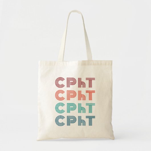 CPhT Certified Pharmacy Technicia Pharma Tech Tote Bag (Voorkant)