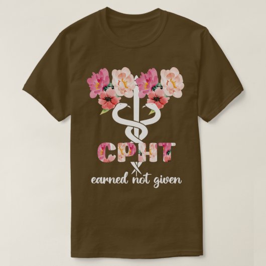 CPhT Tech Certified Pharmacy Technicia Gifts 15 T-shirt (Design voorkant)