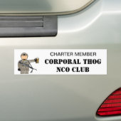 CPL THOG NCO CLUB BUMPERSTICKER (Op auto)