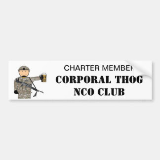 CPL THOG NCO CLUB BUMPERSTICKER