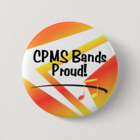 CPMS Bands Proud! Ronde Button 5,7 Cm (Voorkant)