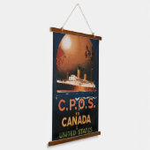  CPOS naar Canada Verenigde Staten Hangend Wandkleed (Gebogen)