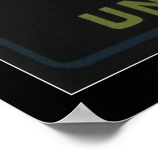 CPOS naar Canada Verenigde Staten Poster (Hoek)