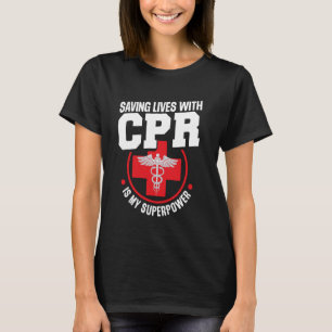 CPR Ademhalingsbarrière Pocket Mask CPR Manikin CP T-shirt
