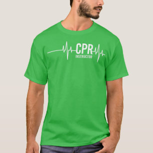 CPR AED Instructor, hartslag T-shirt