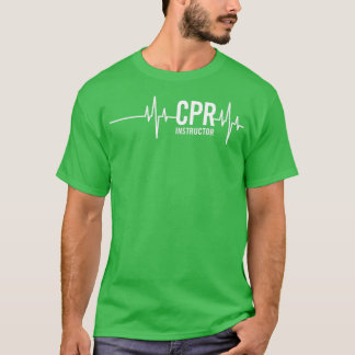 CPR AED Instructor, hartslag T-shirt