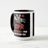 CPR: de pittigste knuffel die je ooit zult krijgen Mok (Voorkant links)