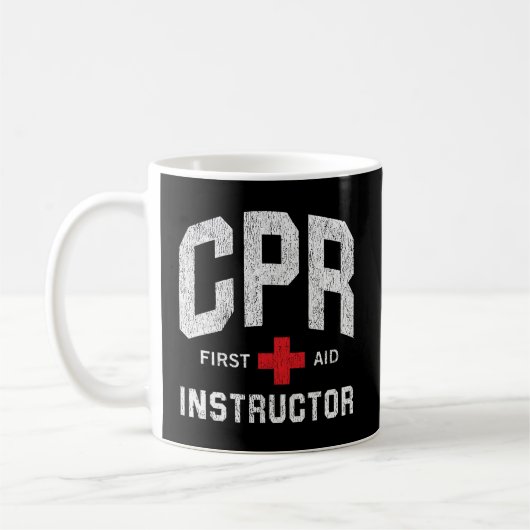 CPR EHBO AED Instructeur Koffiemok (Links)
