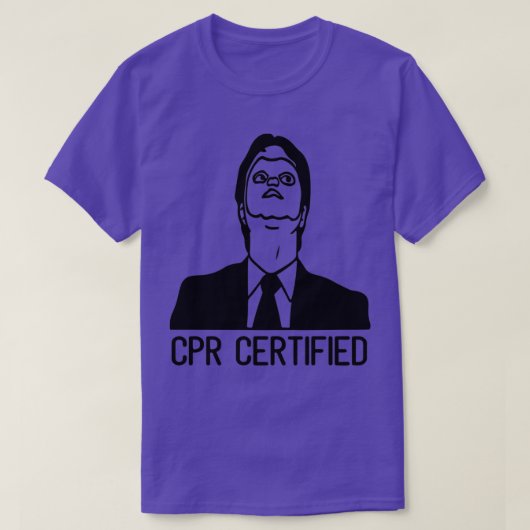 CPR-gecertificeerd T-shirt (Design voorkant)