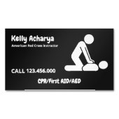 🚑 CPR Instructeur Eerste Hulp Magnetisch Visitekaartje (Voorkant)